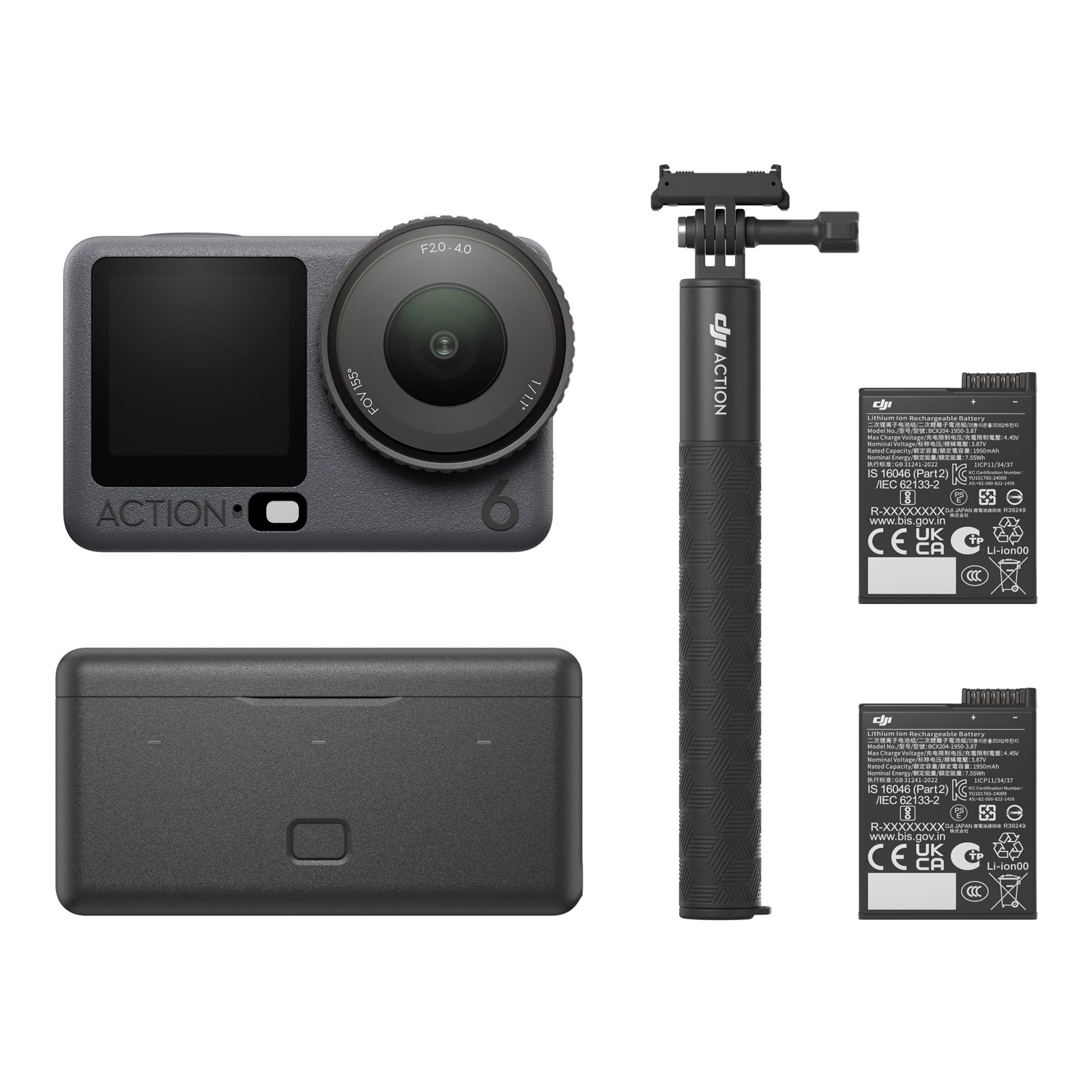DJI Osmo Action 6 Adventure Combo actionkamera, bild 4
