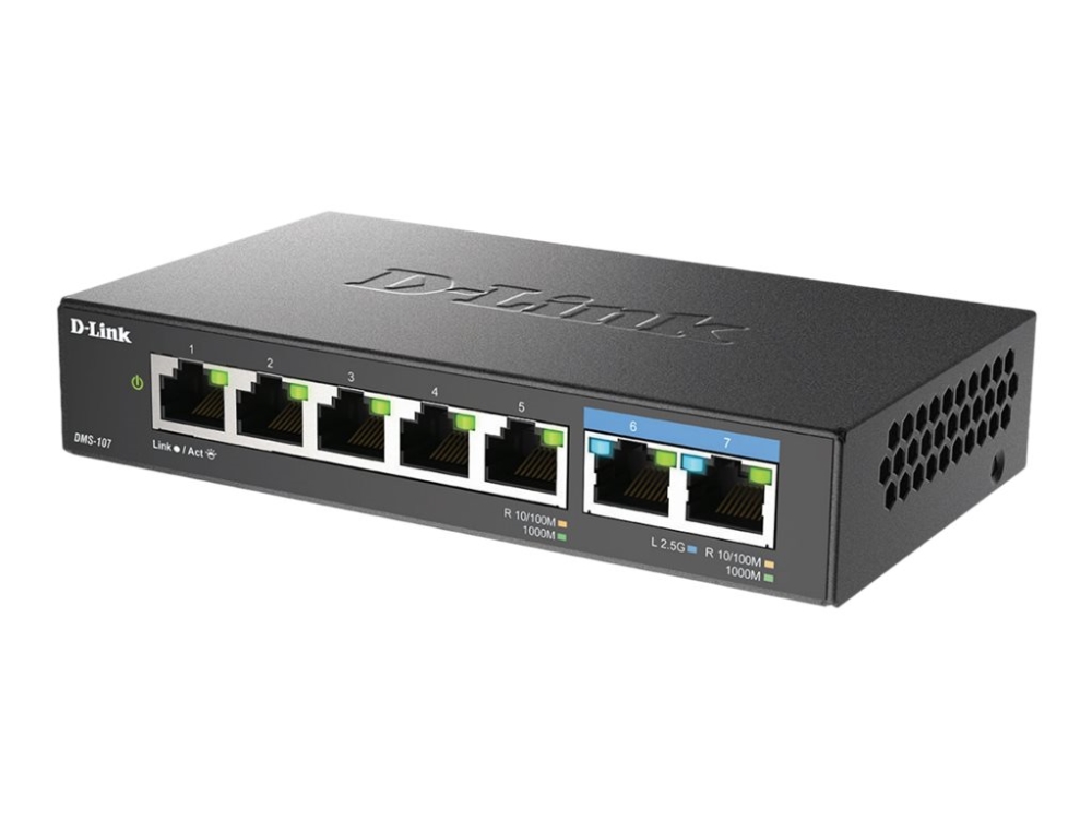 D-Link DMS-107 7-Ports Multi-Gigabit Switch