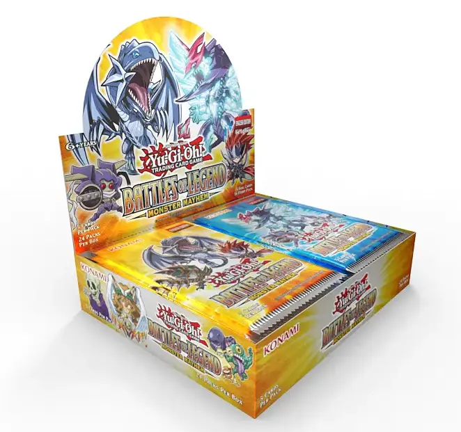 Yu-Gi-Oh! Battles of Legend: Monster Mayhem 1st Edition Booster Display (24 Packs)