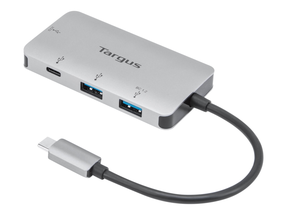 Targus USB-C-adapter 100W PD 4 portar Silver, bild 2