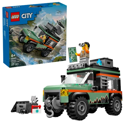 LEGO City Great Vehicles 4WD terrängbil för fjällkörning 60447