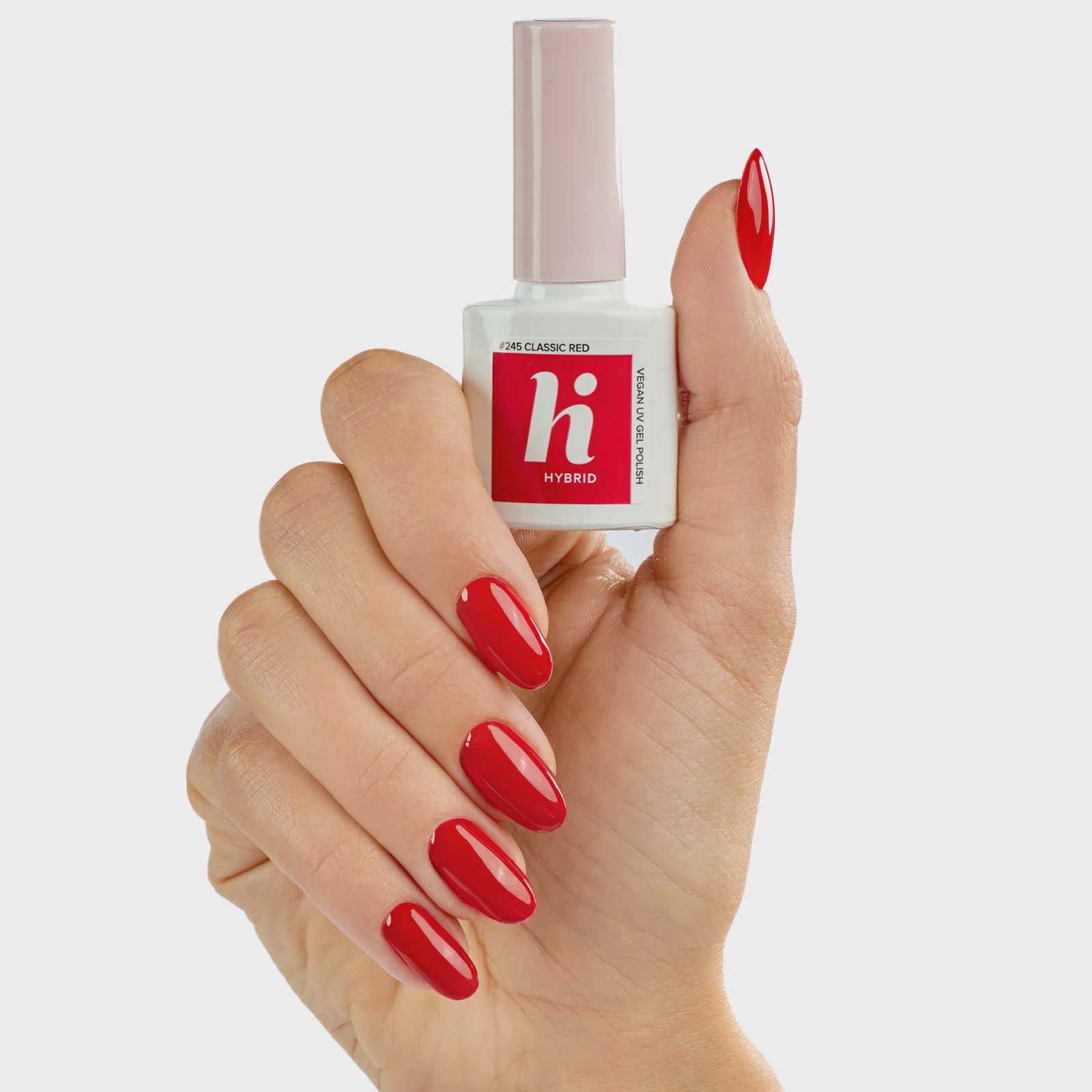 hi hybrid #245 UV Gel Polish Classic Red 5 ml, bild 2