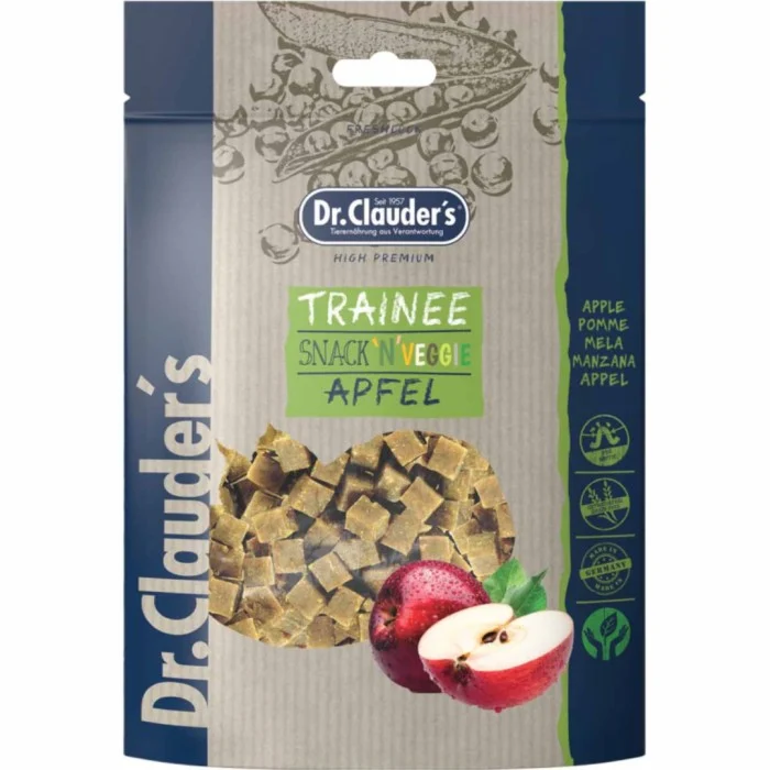 DR Clauders Trainee Dog Snack Medium Veggie Apple 80 g