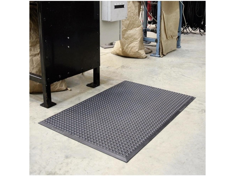 COBA Europe SE010001 Elite matta för arbetsplats (L x B x H) 0,9 m x 0,6 m x 15 mm svart