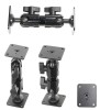 Brodit Standard Duty Pedestal Mount 5-tum, with ball head and wingnut, AMPS-holes, bild 2
