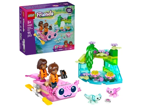 LEGO Friends Äventyrsbåt med axolotler 42681, bild 2