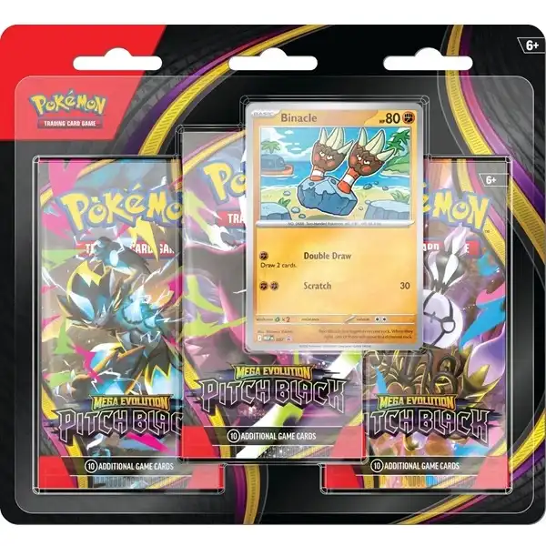 Pokemon ME5 Pitch Black Booster 3-pack