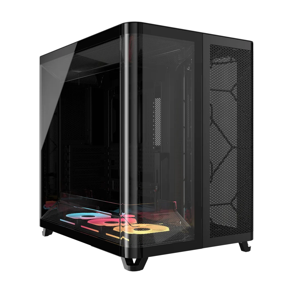 Corsair AIR 5400 LX-R RGB Trekammars-PC-chassi (svart)
