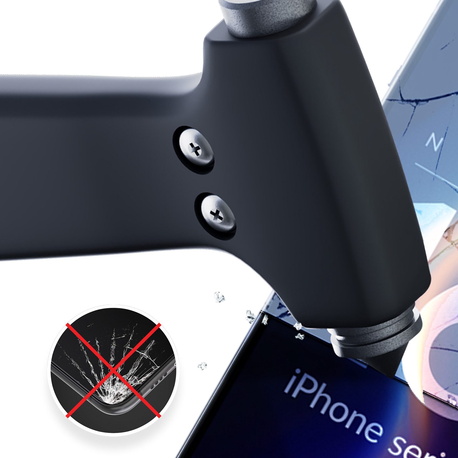 3mk FlexibleGlass v2.0 hybridglas för Apple iPhone 16 Pro, bild 2