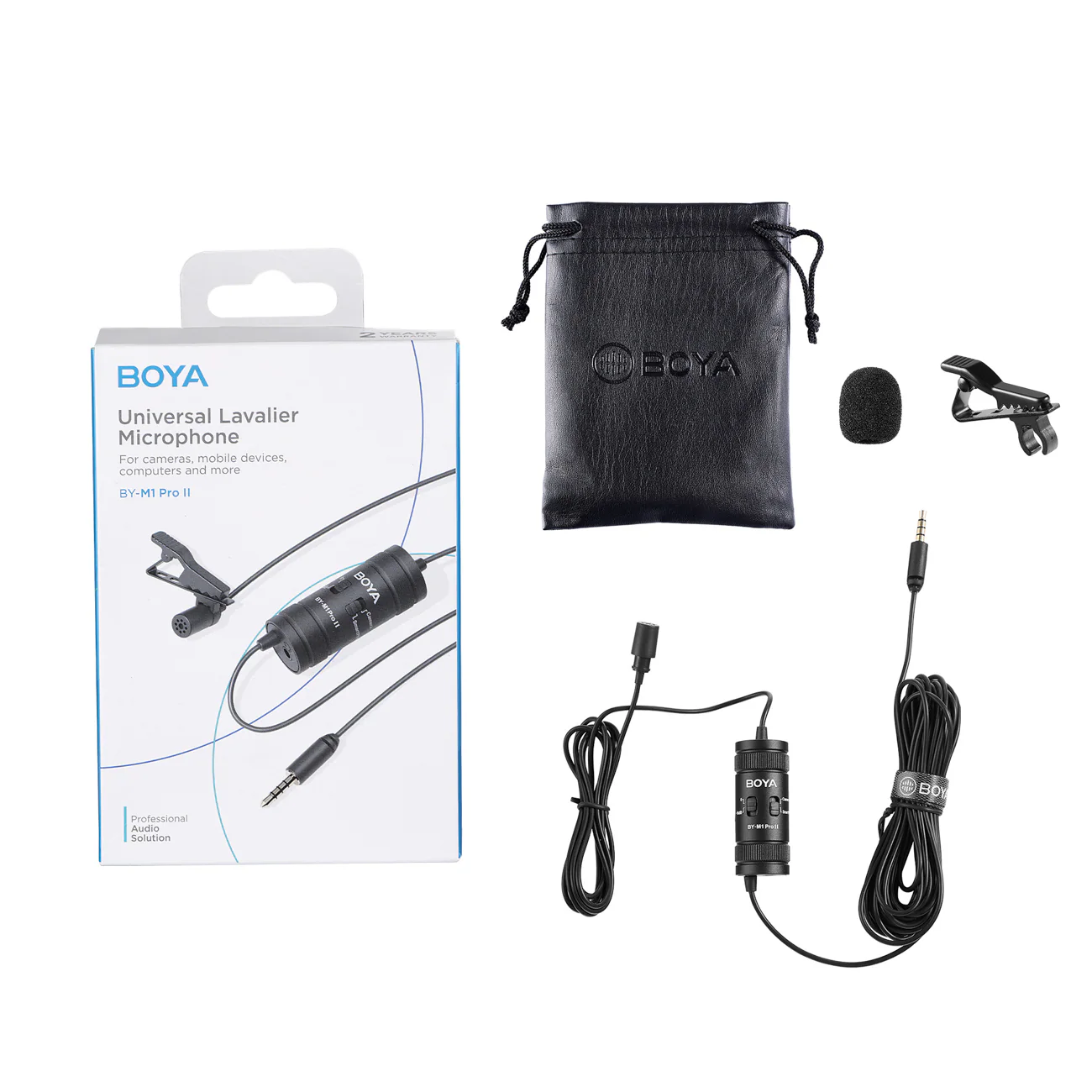 BOYA BY-M1 PRO II Lavalier tie microphone, bild 2