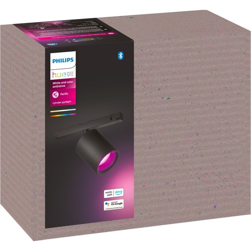 Philips Hue Perifo Cylinder spotlight, svart