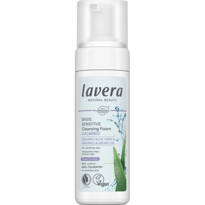 Lavera Basis Sensitiv Cleansing Foam 150 ml, bild 2