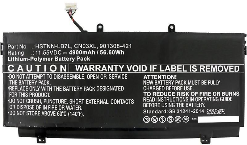 CoreParts Laptop Battery for HP 57Wh Li-Pol 11.55V 4900mAh