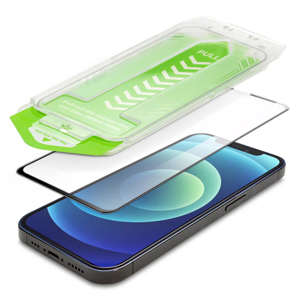 9H härdat glas med monteringsram för iPhone 14 Plus Wozinsky Premium Glass - svart, bild 2