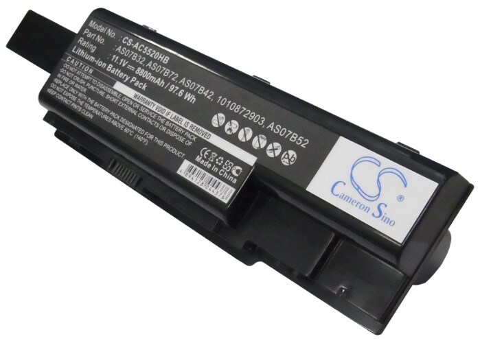 Batteri till Laptop, Bärbar dator för Acer Aspire 7520, Aspire 6920-6621 m.fl., bild 2