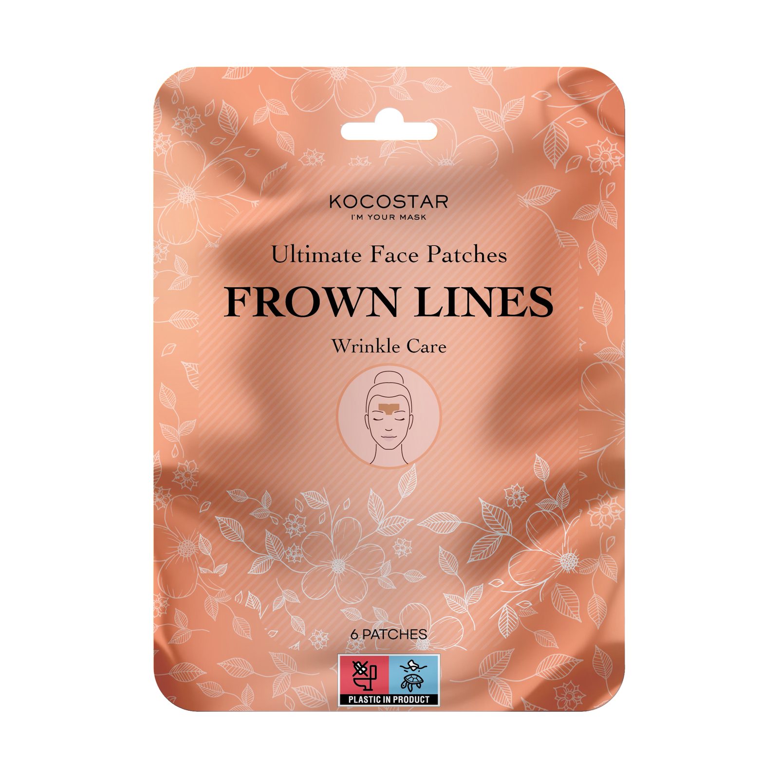 Kocostar Ultimate Face Patches Frown Lines 6 pcs 6 pcs