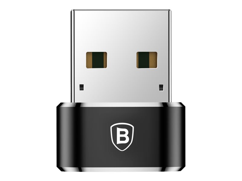 Baseus - USB-adapter - USB (hane) till 24 pin USB-C (hona) - 5 A - svart