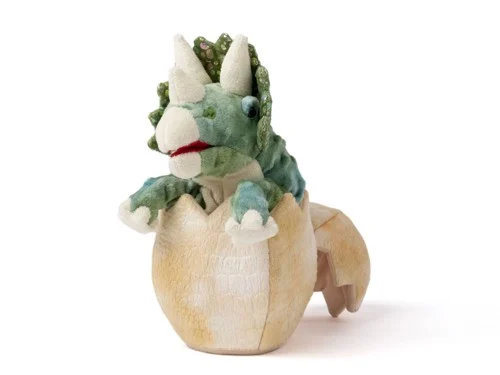 Teddykompaniet - Hand Puppet - Triceratops in Egg, 20 cm (TK4430), bild 2