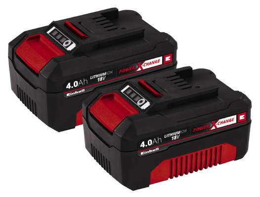 Einhell 4511489, Batteri, Litium-Ion (Li-Ion), 4 Ah, 18 V, Einhell, Svart, Röd