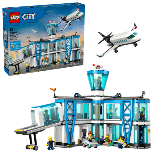 LEGO City Flygplats med flygplan 60502