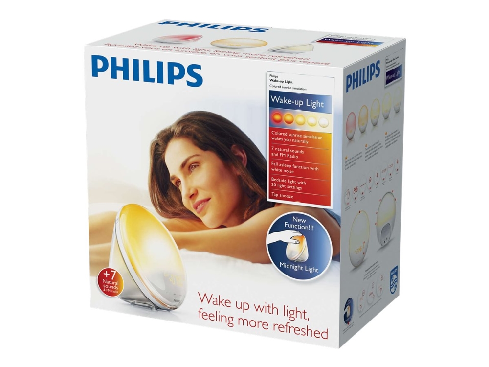 Philips SmartSleep HF3531/01 väckningslampa 300 lux 7 ljud