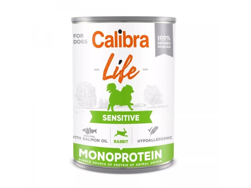 Calibra Dog Life can Sensitive Rabbit 400 g, bild 2