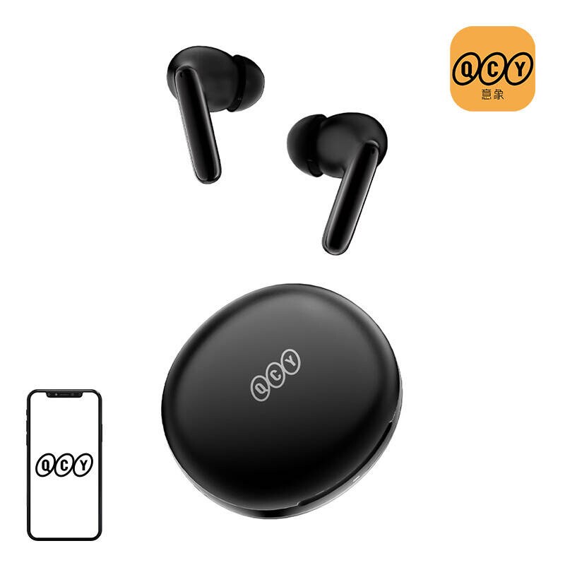 QCY EarphonesTWS T13 ANC2 ANC (black), bild 3