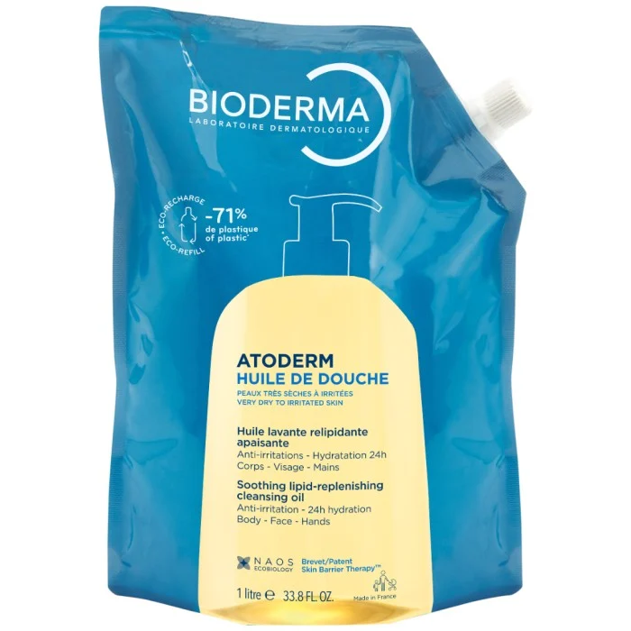 Bioderma Atoderm Huile De Douche Ecorefill 1000 ml, bild 2