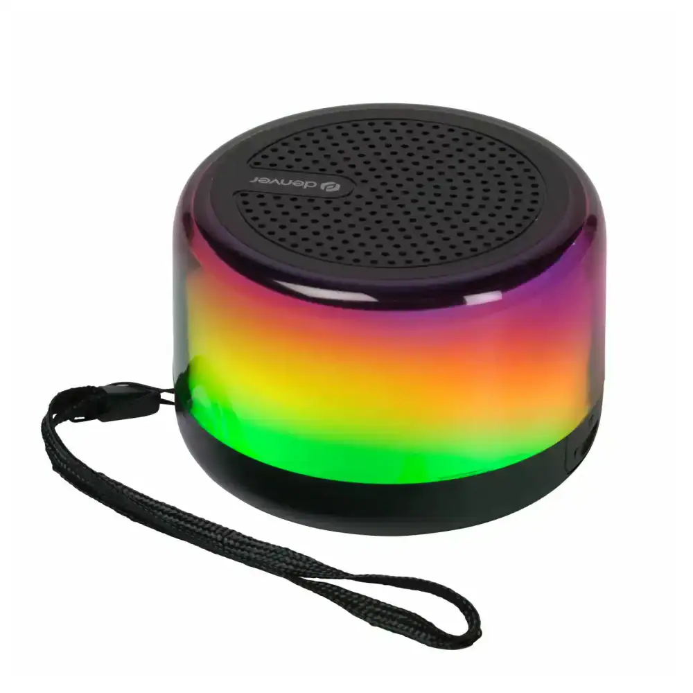 Denver BTP-103 Bluetooth-högtalare med RGB / Trådlös Bluetooth-högtalare med ljuseffekter