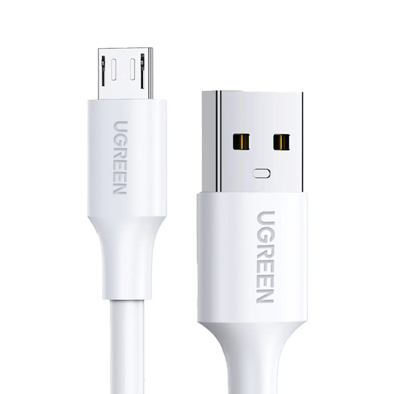 Ugreen USB-A till Micro USB kabel 2A, 2m - Vit