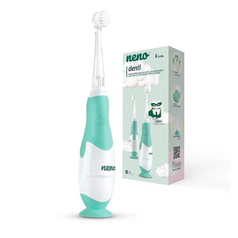 Neno eltandborste Denti 3 mån+, mintgrön, bild 3