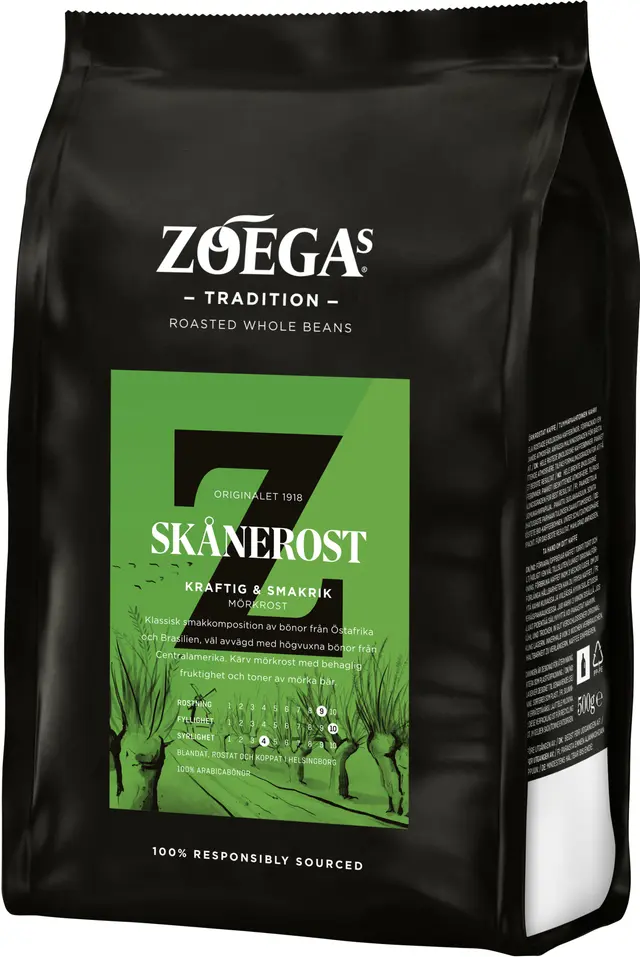 Zoegas Skånerost kaffebönor 450 g