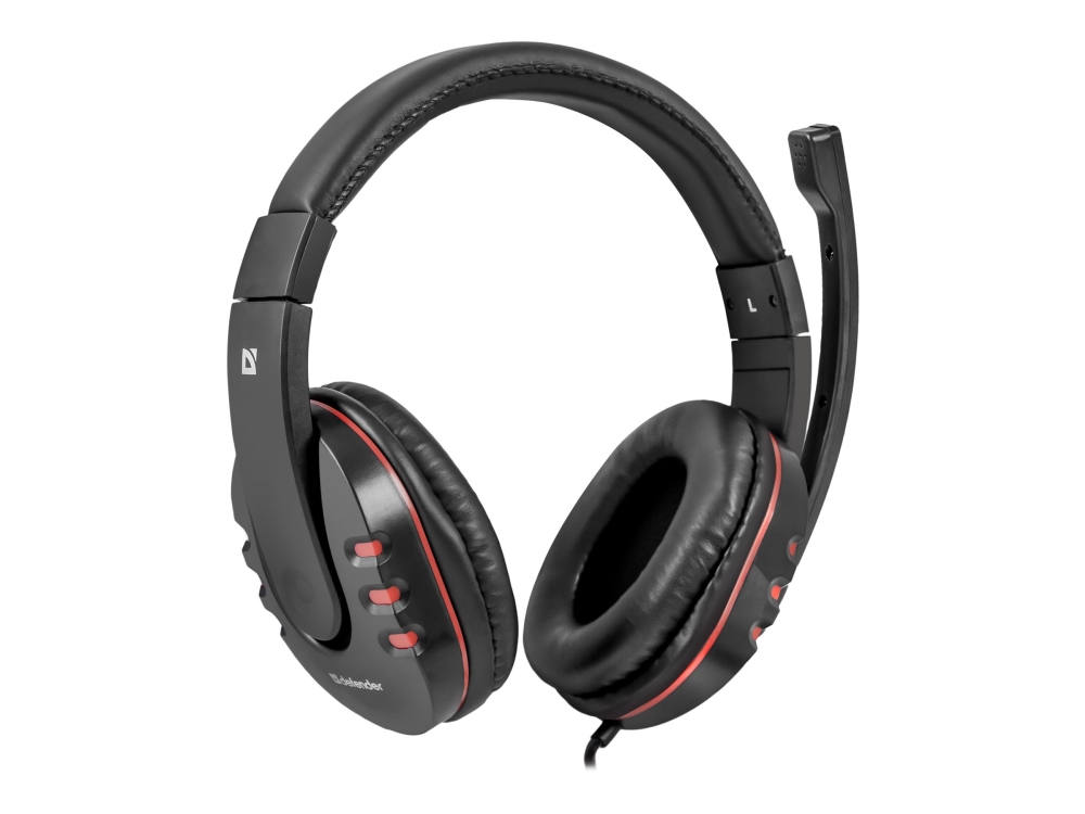Defender Warhead G-160 - Gaming - headset - på örat - kabelansluten - 3,5 mm kontakt - svart