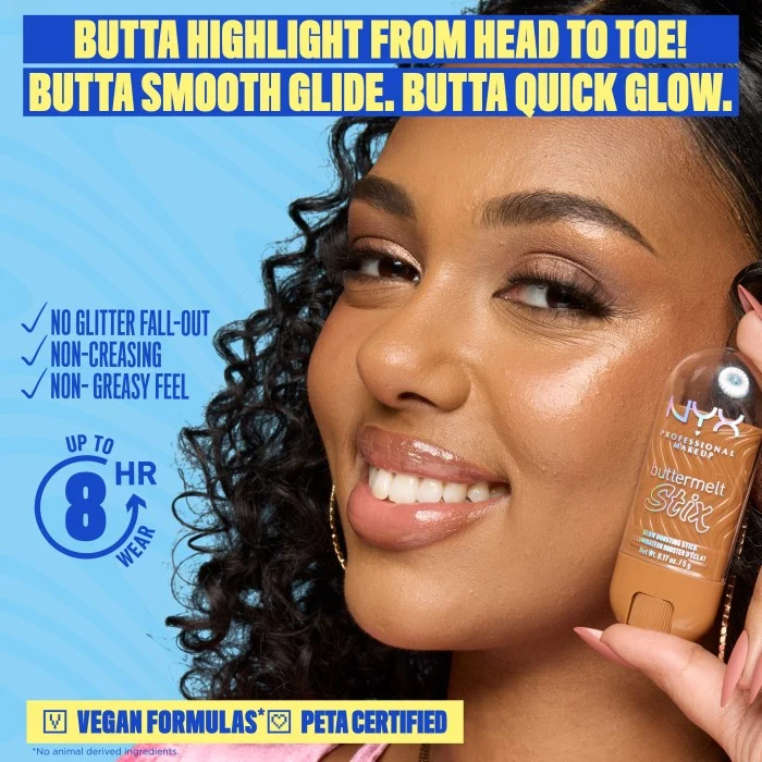 NYX Professional Makeup Buttermelt Glaze Highlighter Stix 10 Worth Melting For 50 g, bild 4