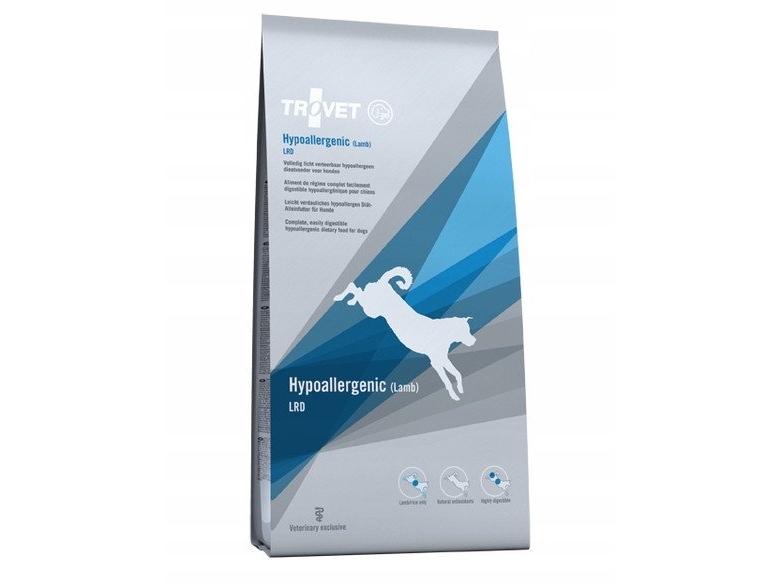 Trovet LRD (Rich in Lamb) lamm för hund, 3 kg