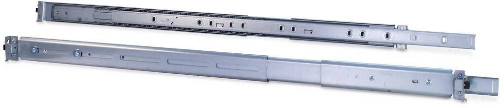 Rackskenor Inter-Tech teleskopiska 26"/650mm - Silver, bild 3