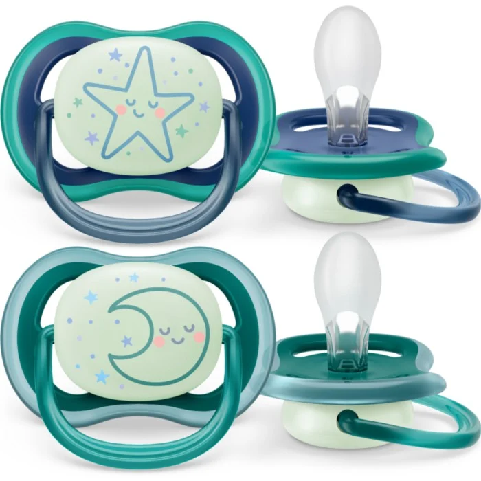 Philips Avent Ultra Air Nattnapp 6-18 månader Blå/Grön