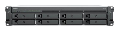Synology RackStation RS1226+, 8-bay NAS, AMD Ryzen V1500B Quad Core, 4 GB RAM, 2x2.5GbE LAN, USB-C, rackmonterbar 2U