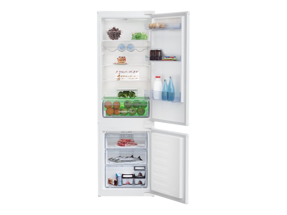 Beko BCHA275K4SN inbyggd kyl- och frysskåp 262 L, energiklass E, 54 cm, vit