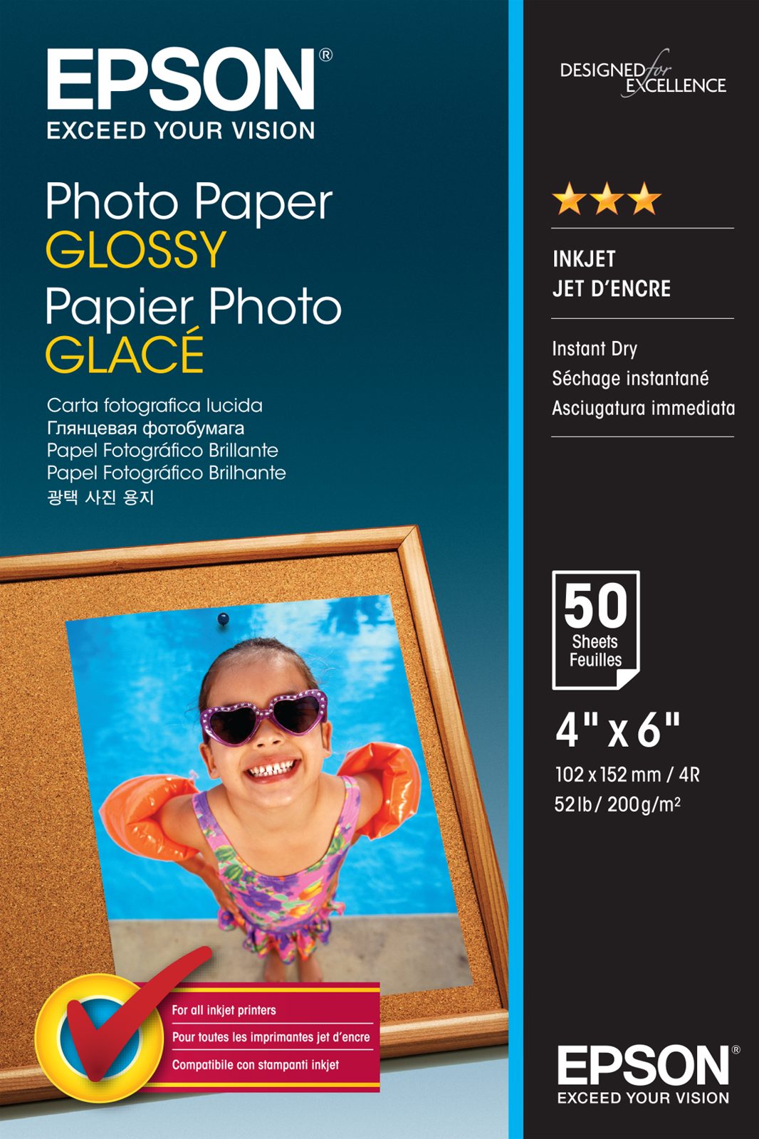 Epson fotopapper C13S042547 10x15 cm (blank), bild 4