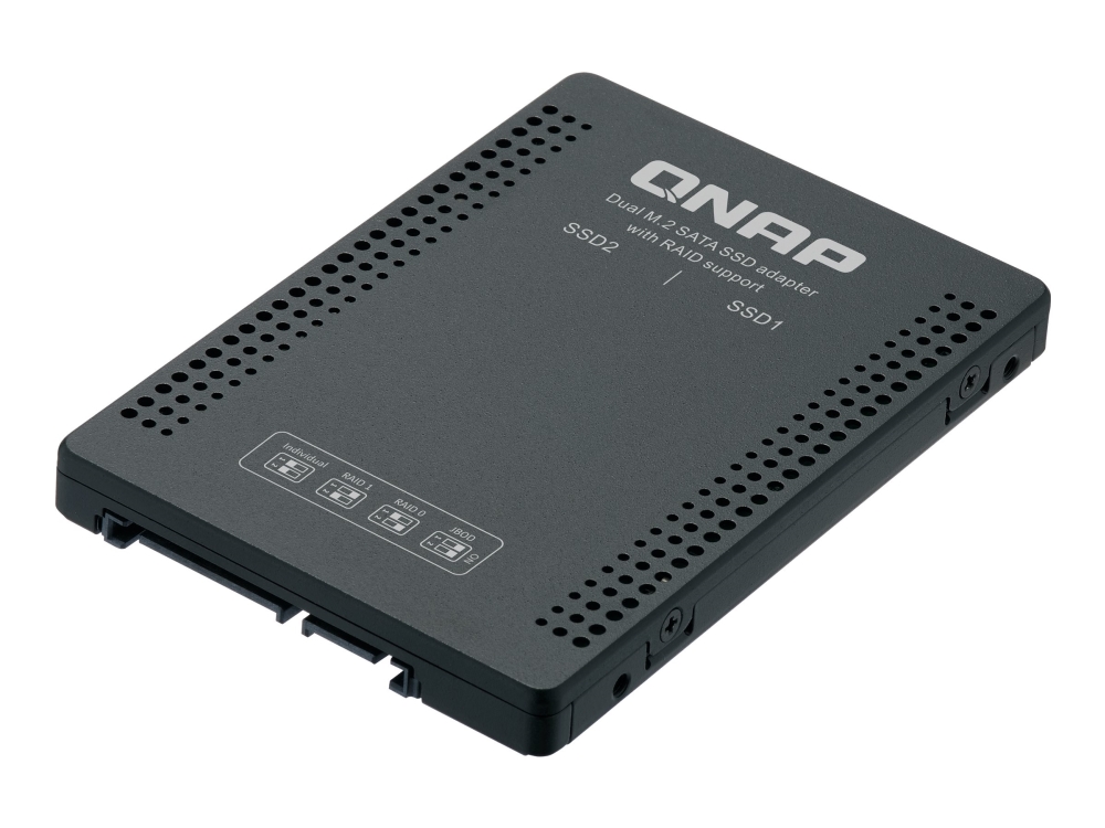 QNAP 2.5in SATA to dual M.2 2280 SATA drive adapte