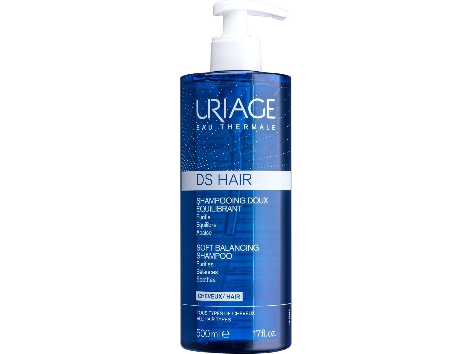 Uriage Uriage, DS Hair Delikatny szampon regulujący, 500 ml - Długi termin ważności!