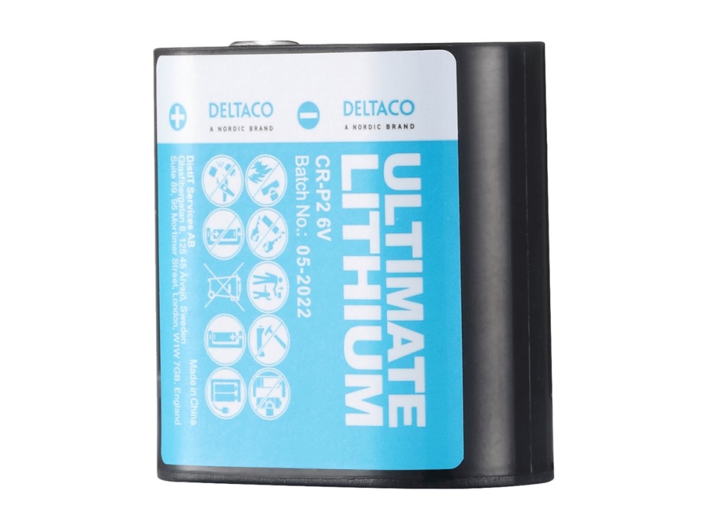 DELTACO Ultimate - Batteri CR-P2 - Li - blå