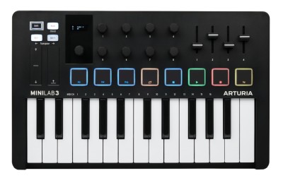 Arturia Minilab 3 MIDI-controller - Svart