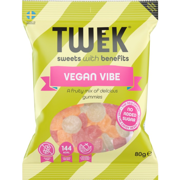 Tweek Gummies Vegan, 80 g, Vegan Vibes