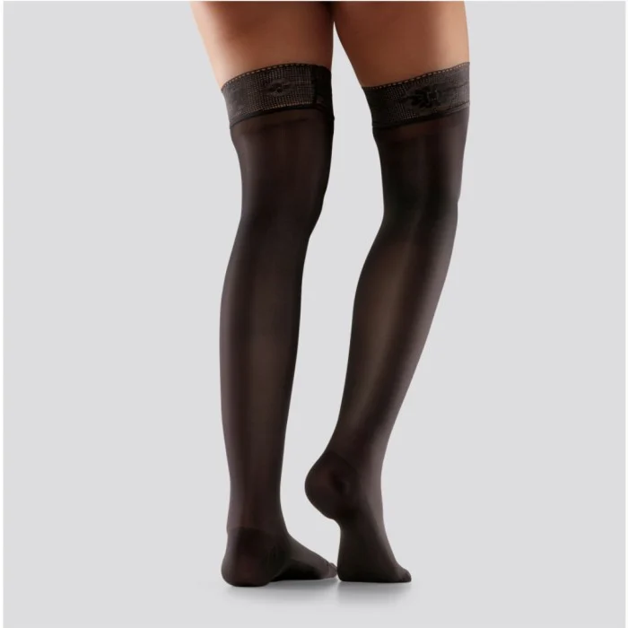 Mabs NYLON STAY UP BLACK M, 1 par