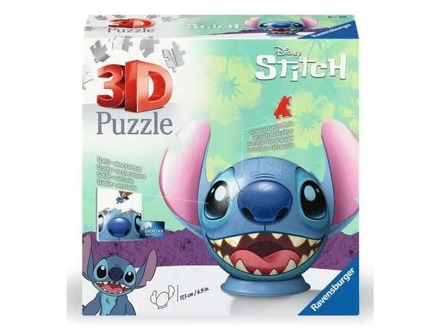 Ravensburger 115747 Stitch With Ears pussel, 72 bitar, 6+