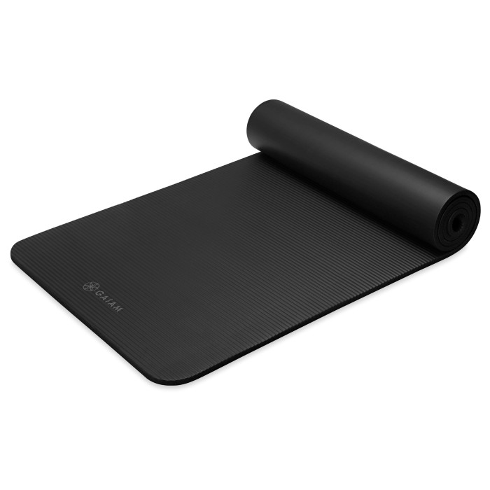 Gaiam Essentials Fitness Mat Black 10 mm, bild 2