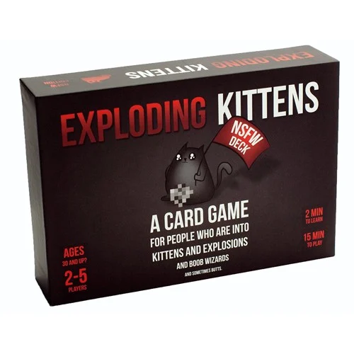Exploding Kittens NSFW Pink Edition (Engelsk Version)