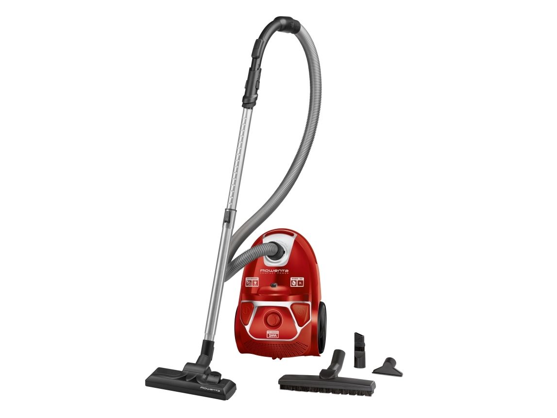 Rowenta Compact Power RO3953, 900 W, Cylinderdammsugare, Torr, Dammpåse, 3 l, Hygienfilter